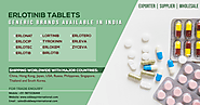 Erlotinib 100 мг і 150 мг таблетки онлайн Ціна, Generic бренди та виробники в Індії