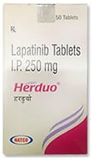 Herduo Lapatinib 250mg Tablet online price, distributor and exporter from India