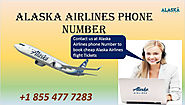 Reach us at Alaska Airlines Phone number For the Best deals on Alaska tickets