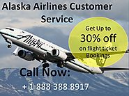 Get Flight tickets online at Alaska Airlines Number + 1 888 388 8917 toll-free