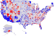 The demographic underpinnings behind America's blue shift, illustrated with interactive maps