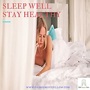 Pain Remove Pillow on Instagram: “Good Night's Sleep An ongoing lack of sleep or poor-quality sleep increases your ri...
