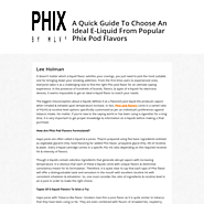 Mixed Flavor Pods by PHIX-PhixVapor