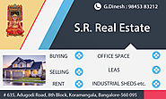 Top real estate agent in Koramangala - SR Real Estate
