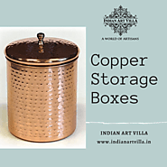 Add Elegance in your Kitchen with Copper Storage Boxes