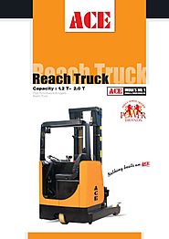 Reach Truck: By ACE Top Material Handling Equipment Company