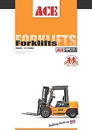 Forklift Truck Manufacturer & Top Material Handling Equipment Company: ACE