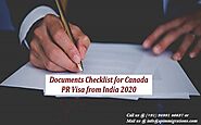 Documents Checklist Required for Canada PR Visa From India 2020 under Express Entry