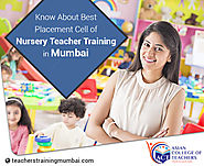 Know About Best Placement Cell of Nursery Teacher Training in Mumbai