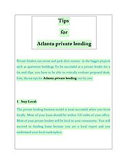 Tips to Become Successful Private Lenders by Baker Collins - Issuu