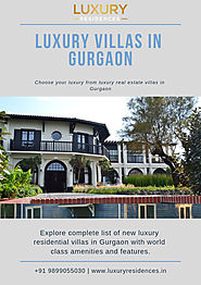 Best Luxury Villas In Gurgaon