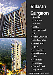 List Of Villas In Gurgaon | Luxury Residences