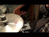 Sharpening carbide tipped circular saw blades