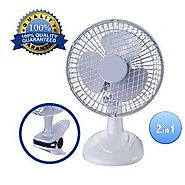 MiniMe® PORTABLE DESK FAN an Electric Mini Table Air Cooler With Clip on Stand Cheap Choice For Office On Sale by For...