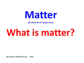Matter (states of) 2nd grade (teach)