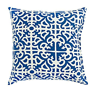 Outdoor Accent Pillows, Set of Two, Indigo- Greendale Home Fashions-Outdoor Living-Patio Furniture-Specialty Accessories