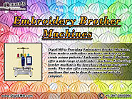 Embroidery Brother Machines