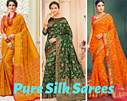 Buy Pure Silk Sarees Online