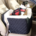 Small And Large Dog Booster Seat W/ Faux Sheepskin Lining