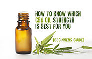 How To Know Which CBD Oil Strength is Good for You