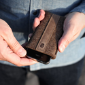 Wool & Leather iPhone 5 Sleeve by Cocones