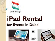 Ipad rental for events in dubai by VRSComputers - Issuu