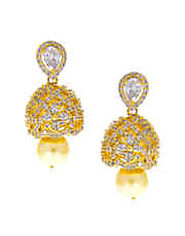 Exclusive American Diamond Earrings Collection Online | Anuradha Art Jewellery