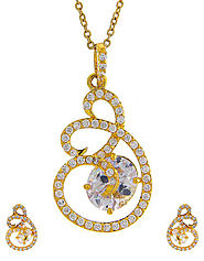 Website at http://www.anuradhaartjewellery.com/product/pendent-set/american-diamond-pendant-set/6
