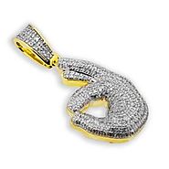 Real Hip Hop Diamond Pendants - Gemone diamonds