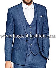 Buy Men Peak Lapel Business Tuxedo Suits Online
