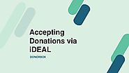Accepting donations via i deal