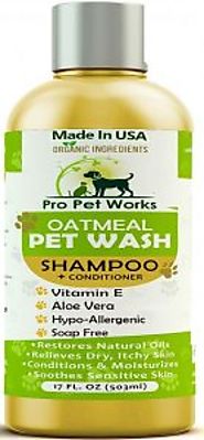 Pro Pet Works Natural Oatmeal Dog Shampoo + Conditioner