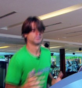 A workout with David Ferrer