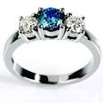 blue diamond rings online