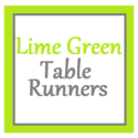 Best Lime Green Table Runner 2014