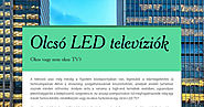 Olcsó LED televíziók