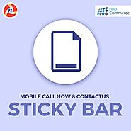 nopCommerce Mobile Call Now & Contact Us Sticky Bar Widget