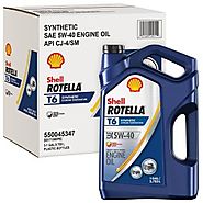 Shell Rotella T6 Full Synthetic Heavy Duty 5W-40 Engine Oil