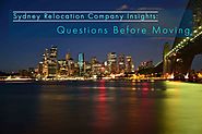 Sydney Relocation Company Insights: Questions Before Moving