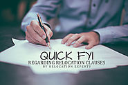 Quick FYI Regarding Relocation Clauses by Relocation Experts