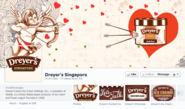 Facebook Content Strategy and Page Review: Dreyer's Singapore