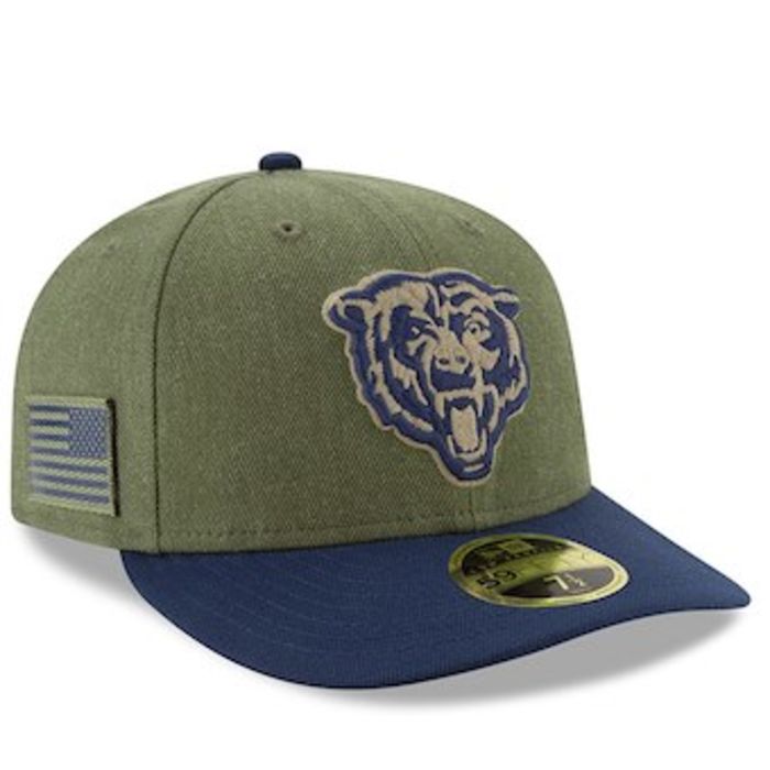 Chicago bears salute to service 2024 hat 2018