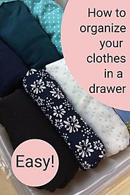 How to Fold Clothes to Save Space in Drawers – Organizing Clothes in Drawers – DIY Home Decor and Gifts