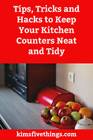 How to Declutter the Kitchen Counter – Kitchen Counter Storage Tips and Ideas – DIY Home Decor and Gifts