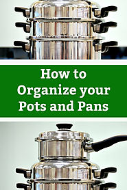 How to Organize Pots and Pans – Kitchen Cookware Storage Ideas – Home Organizing Tips, Home Decor and Gifts