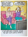 If Women watched cooking like men watched sports...