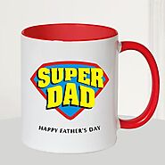 Website at https://www.oyegifts.com/red-super-dad-mug