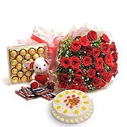 Chocolate and Rose Bouquet Oyegifts