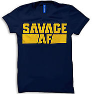Buy Savage af Men Round Neck T-shirt online in India- Uptown18