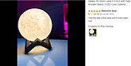 GALAXO 3D MOON LAMP - CUSTOMER REVIEW